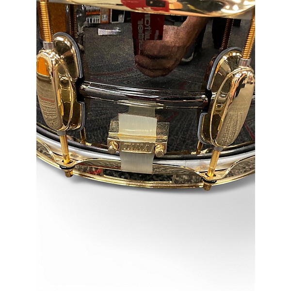 Used TAMA 5.5X14 Simon Phillips Gladiator Black Chrome Drum