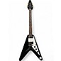 Used 2020s Epiphone 1958 Korina Flying V BLACK Solid Body Electric Guitar thumbnail