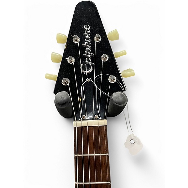 Used 2020s Epiphone 1958 Korina Flying V BLACK Solid Body Electric Guitar