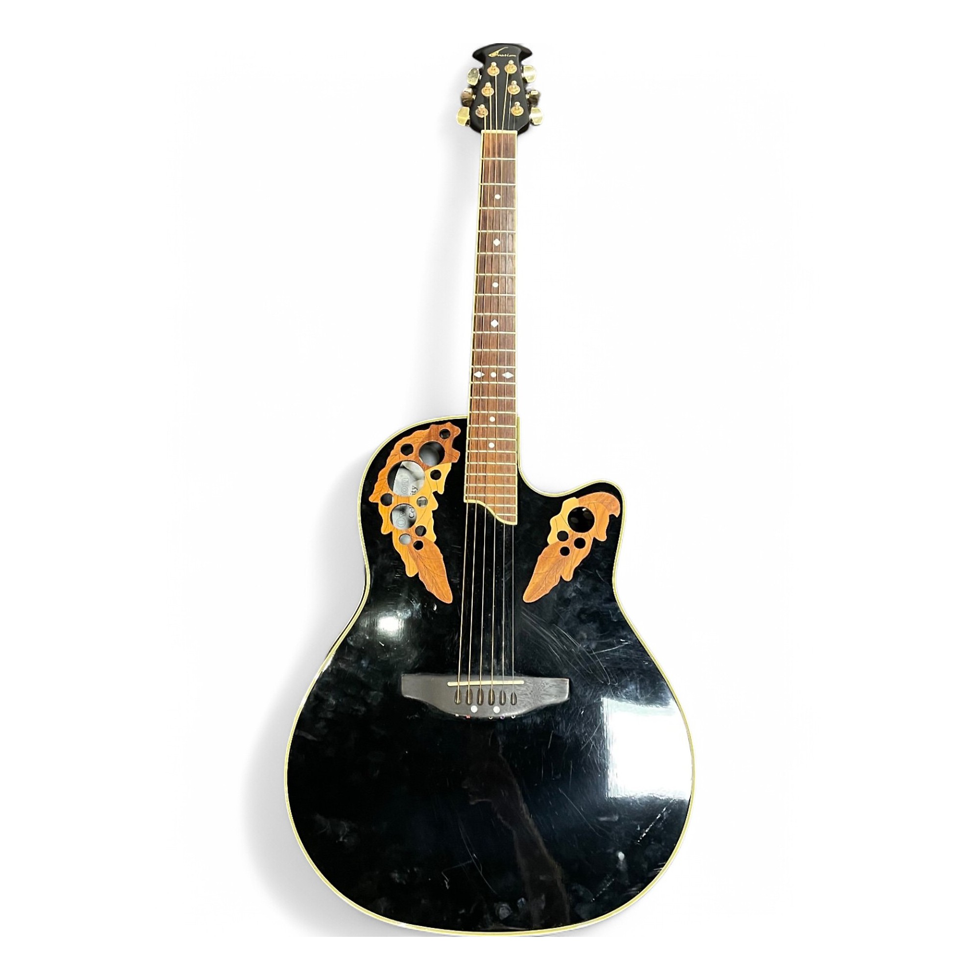 Ovation Celebrity CS257エレアコ Used Ovation CS257 Celebrity Ebony Acoustic Electric Guitar