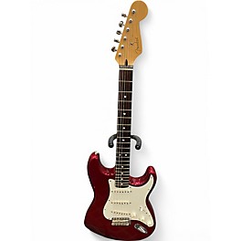 Used 1995 Fender Artist Series Jimmie Vaughan Tex-Mex Stratocaster Candy Apple Red Solid Body Electric Guitar