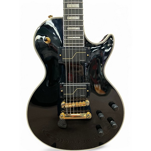 Used Epiphone les paul mkh origions custom Black Solid Body Electric Guitar