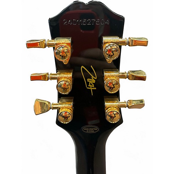 Used Epiphone les paul mkh origions custom Black Solid Body Electric Guitar