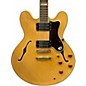 Used 1990s Epiphone Sheraton Natural Hollow Body Electric Guitar