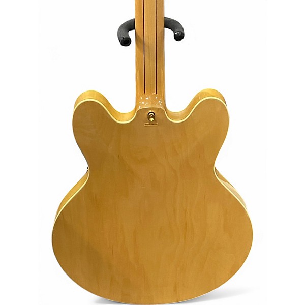 Used 1990s Epiphone Sheraton Natural Hollow Body Electric Guitar