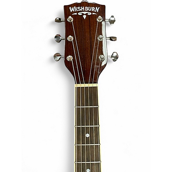 Used Washburn LAKESIDE SOLID TOP JUMBO 2 Color Sunburst Acoustic Guitar