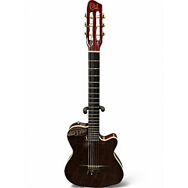 Used Godin Multiac GRAND CONCERT Purple Classical Acoustic Guitar