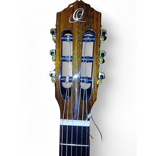 Used Ortega R221BK 3/4 SIZE Black Classical Acoustic Guitar