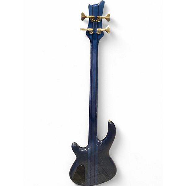 Used Dean EUROPEAN CUSTOM SELECT  BLUE Electric Bass Guitar