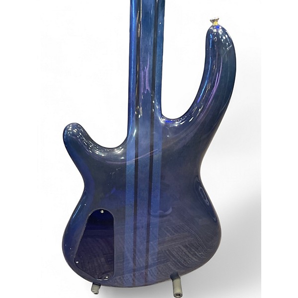 Used Dean EUROPEAN CUSTOM SELECT  BLUE Electric Bass Guitar