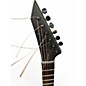 Used ESP black metal 6HT Black Solid Body Electric Guitar