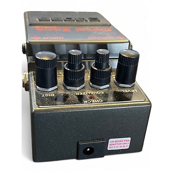 Used BOSS MT2 Metal Zone Distortion Effect Pedal