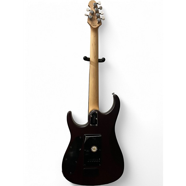 Used Sterling by Music Man JP150FM  SATIN ROYAL RED Solid Body Electric Guitar