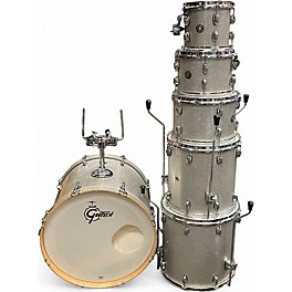 Used Gretsch Drums 6 Piece Catalina Maple Silver Sparkle Drum Kit