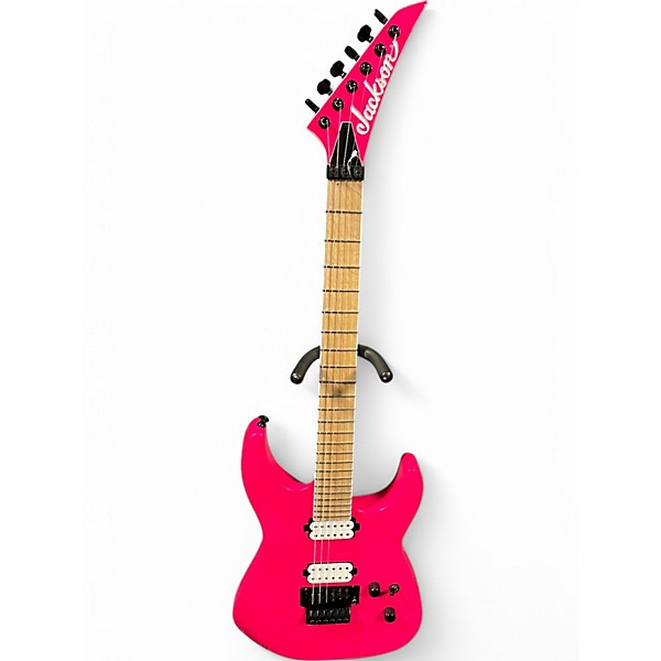 Used Jackson SL2M Pink Solid Body Electric Guitar,Specials : American Fashion Style Bags On Sale