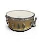Used Milestone By Ron Dunnett 6.5X14 Fiberglass Snare Gold Sparkle Drum thumbnail