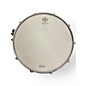 Used Milestone By Ron Dunnett 6.5X14 Fiberglass Snare Gold Sparkle Drum