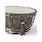 Used Dunnett 6.5X14 Chrome Plated Stainless Steel Snare Stainless Steel Drum