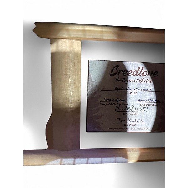 Used Breedlove SIGNATURE CONCERT TINA COPPER E SHADOW BURST Acoustic Electric Guitar