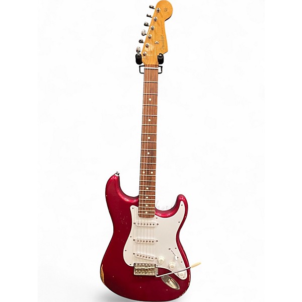 ギター Fender Road Worn '60s Stratocaster Used Fender Road Worn 1960S Stratocaster Candy Apple Red