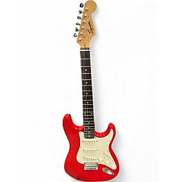 Used Squier Bullet Stratocaster Fiesta Red Solid Body Electric Guitar