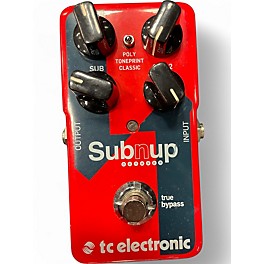 Used TC Electronic Sub N Up Octaver Effect Pedal