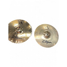 Used Zildjian 14in A Custom Mastersound Hi Hat Pair Cymbal