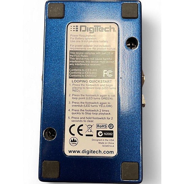Used DigiTech JamMan Express XT Looper Pedal