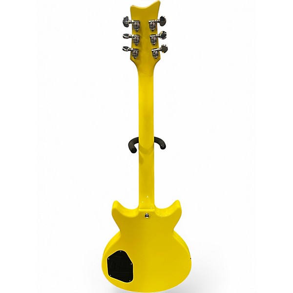 Vintage 1970s Tom Holmes DC Taxi Yellow Solid Body Electric Guitar