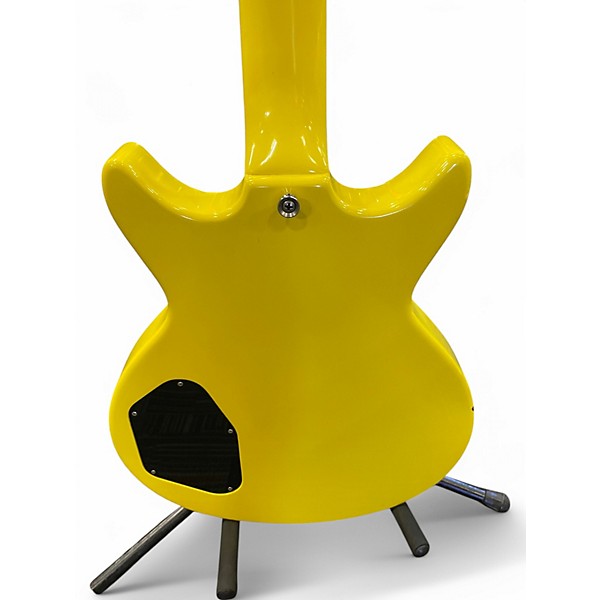 Vintage 1970s Tom Holmes DC Taxi Yellow Solid Body Electric Guitar