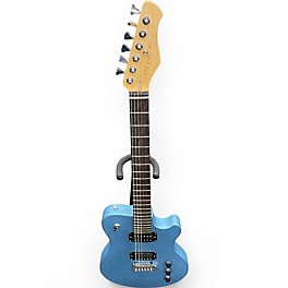 Used 2022 Ttg CHALLENGER Blue Solid Body Electric Guitar