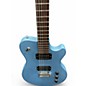 Used 2022 Ttg CHALLENGER Blue Solid Body Electric Guitar