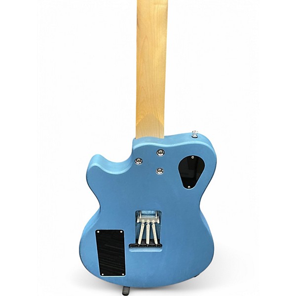 Used 2022 Ttg CHALLENGER Blue Solid Body Electric Guitar