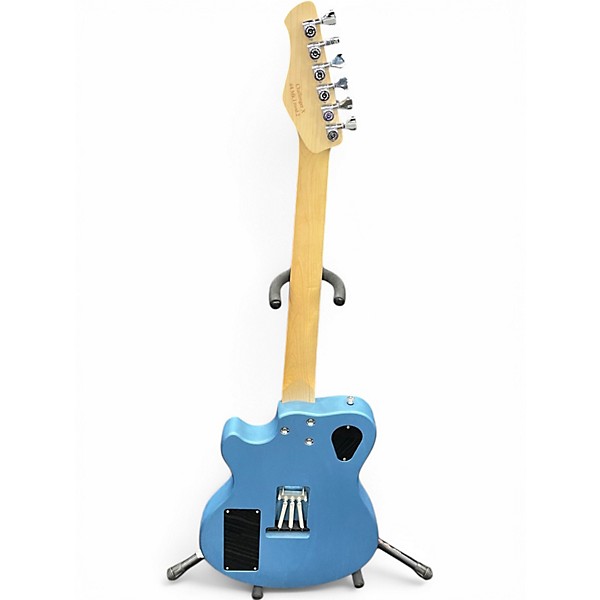 Used 2022 Ttg CHALLENGER Blue Solid Body Electric Guitar