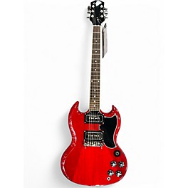 Used Epiphone Tony Iommi SG Custom Candy Apple Red Solid Body Electric Guitar