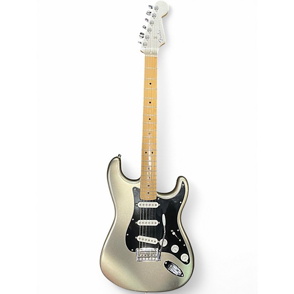 Used Fender stratocaster 75th anniversary Silver Solid Body Electric Guitar