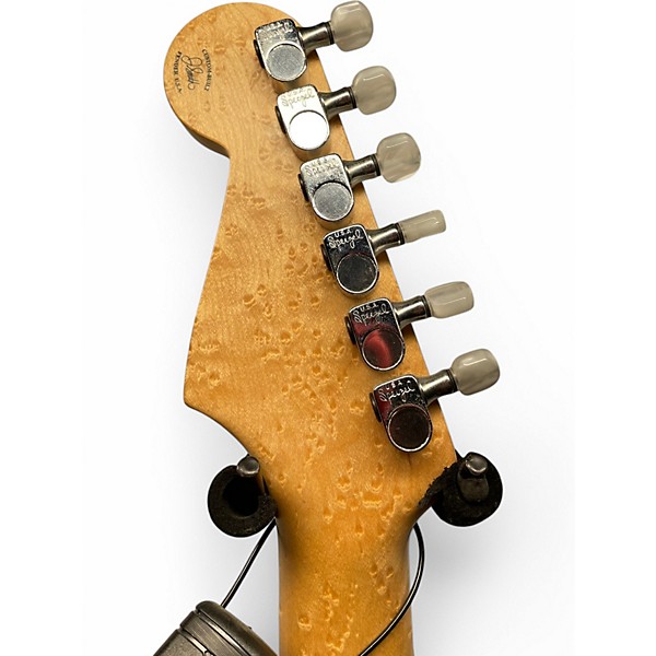 Used Fender Custom Shop FMT NOS Stratocaster  Stained Green Solid Body Electric Guitar