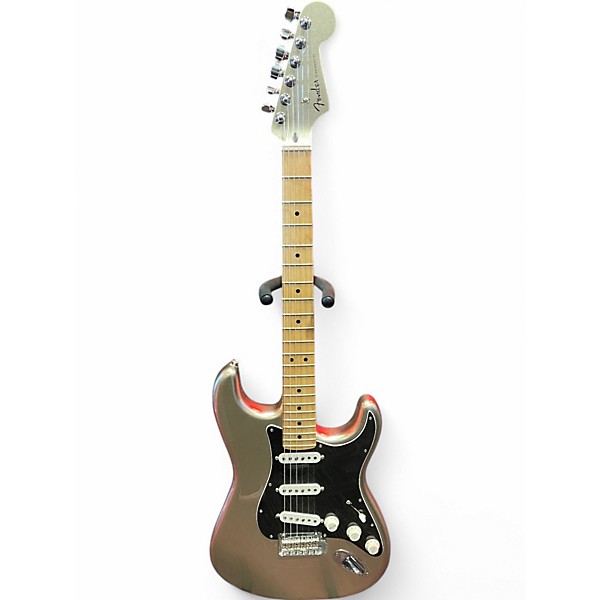 Used Fender 75TH ANNIVERSARY STRATOCASTER Platinum Solid Body Electric Guitar,Specials : American Fashion Style Bags On Sale