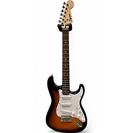 Used Squier Stratocaster 3 Tone Sunburst Solid Body Electric Guitar