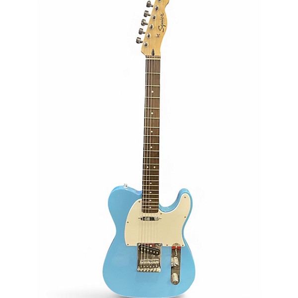 Used Squier Telecaster Ocean Blue Solid Body Electric Guitar