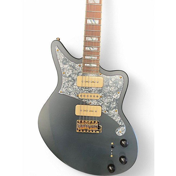 Used D'Angelico Bob Weir Deluxe Bedford Matte Stone Solid Body Electric Guitar