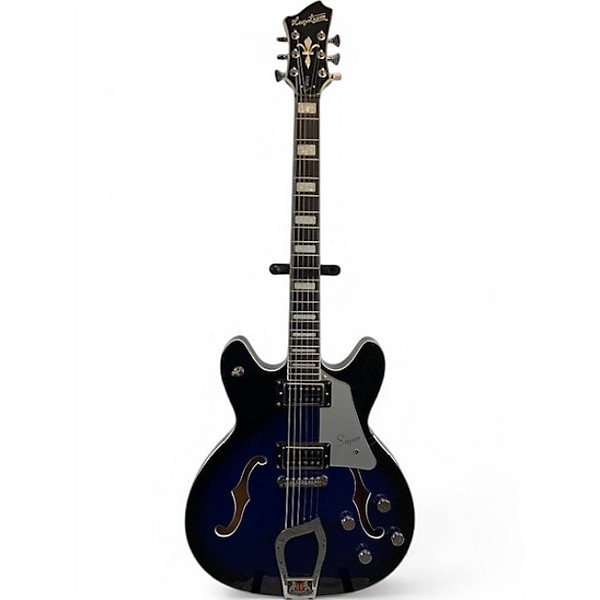 Used Hagstrom SUPER VIKING Blue Burst Hollow Body Electric Guitar,Specials : American Fashion Style Bags On Sale Used Hagstrom SUPER VIKING Blue Burst Hollow Body Electric Guitar,Specials : American Fashion Style Bags On Sale