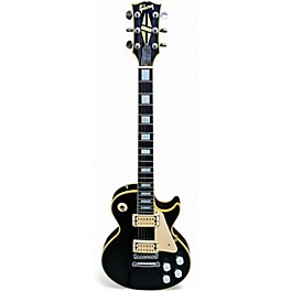 Vintage 1969 Gibson Les Paul Custom Black Solid Body Electric Guitar