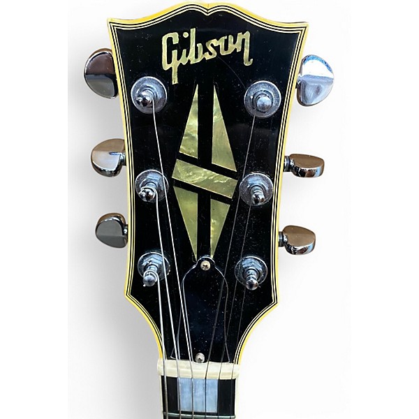 Vintage 1969 Gibson Les Paul Custom Black Solid Body Electric Guitar