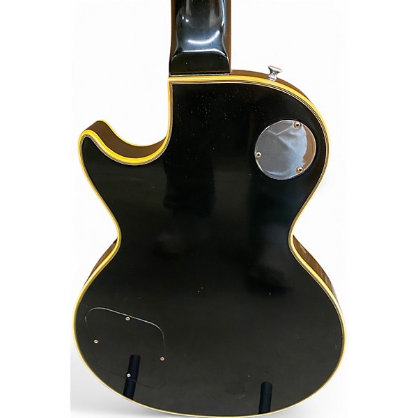Vintage 1969 Gibson Les Paul Custom Black Solid Body Electric Guitar