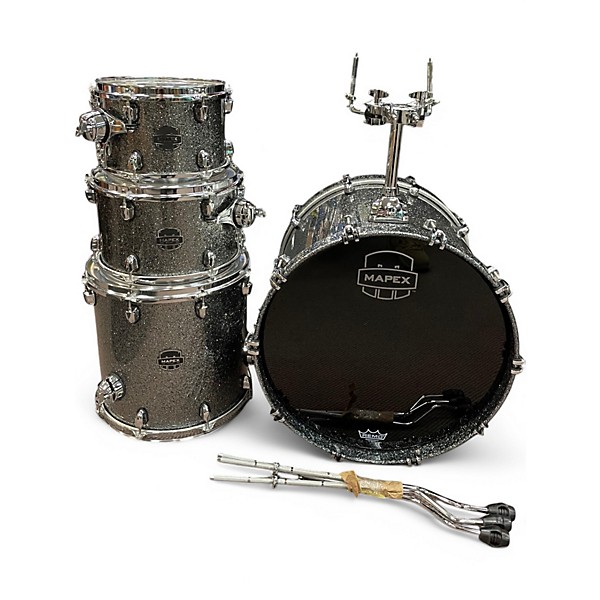 Used Mapex 4 Piece Saturn Jazz granite sparkle Drum Kit