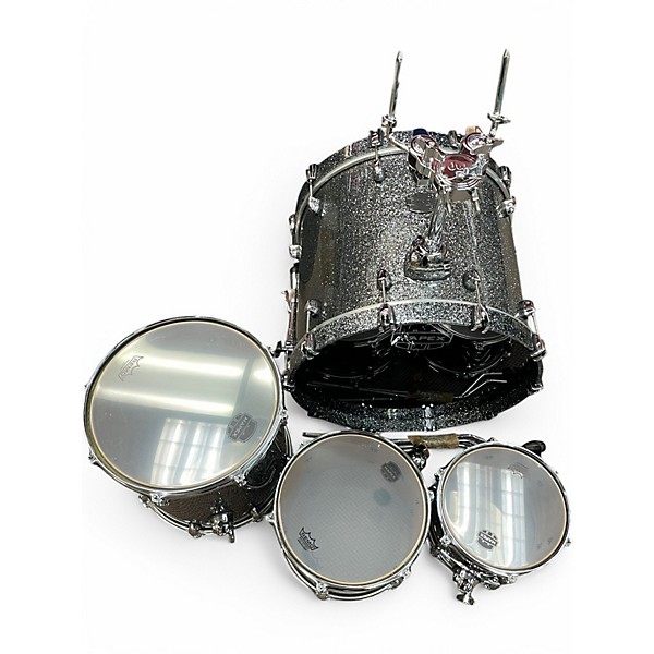 Used Mapex 4 Piece Saturn Jazz granite sparkle Drum Kit