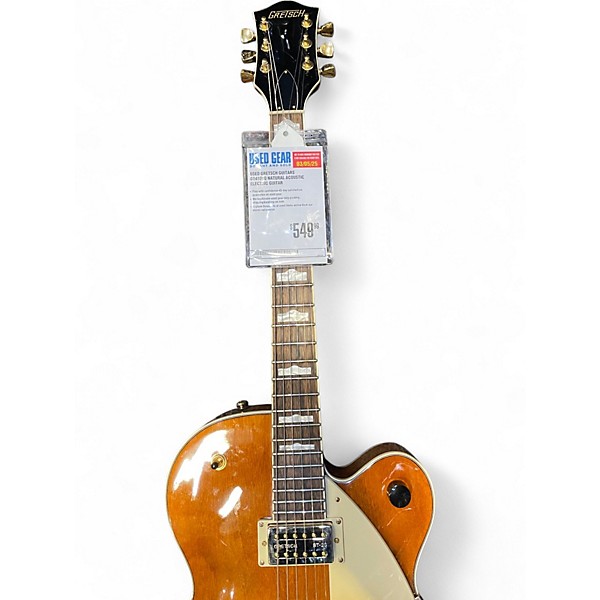 Used Gretsch Guitars g2410tg Natural Acoustic Electric Guitar
