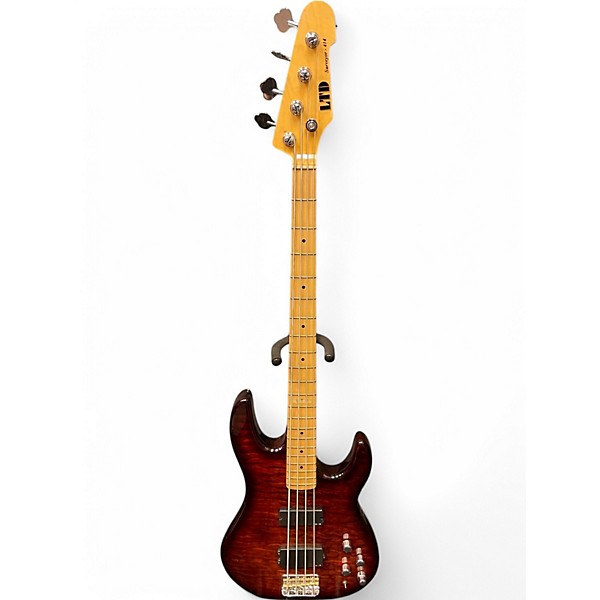 Used ESP LTD Surveyor 4 Dark Sunburst Electric Bass Guitar