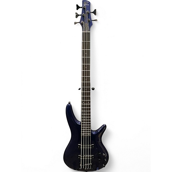 Used Ibanez SR305 5 String Amethyst Electric Bass Guitar